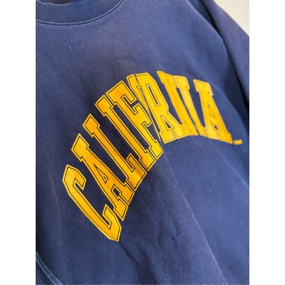 Size S - Vintage 1990s MV Sports University California Sweatshirt Crewneck - Picture 3 of 4